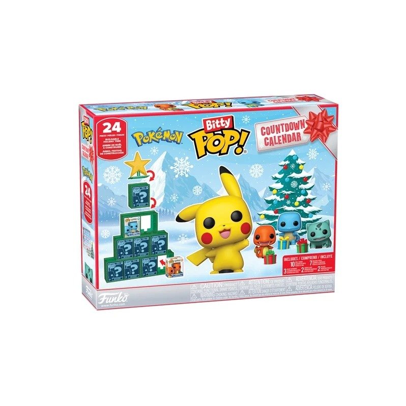 Funko Bitty Pop Countdown Calendar: Pokemon Calendario Navidad 24 dias - Imagen 2