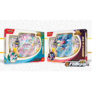 Caja de Pokémon ex conmemorativa del 30th Celebreation   Sylveon ex y Greninja ex (Par) (ingles)